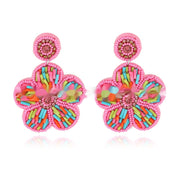 Creative Beach Vacation Handmade Fabric Bead Earrings – Gifts for Her — 2