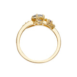 Natural Sky Blue Topaz Flower Ring – Unique Gift Ideas — 2