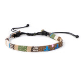 Iridescent Boho Bracelet Original Handmade Cotton – Jewelry Gift Ideas — 10