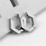 Men's And Women's Geometric Titanium Steel Stud – Gifts for Her — 15