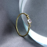 Women's Natural Blue Moonstone Ring – Gifts for Her — 2