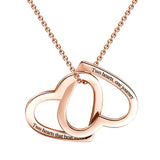Personalized Customization Of Double Heart – Jewelry Gift Ideas — 2