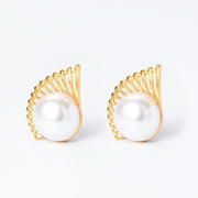 Hollow Sector Pearl Feather Wings Love Heart – Gifts for Couples — 3