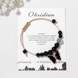 Women's Natural Stone Bracelet Amethyst – Jewelry Gift Ideas — 3