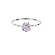 Women's Stainless Steel Inlaid Rhinestone Ring – Gifts for Her — 11
