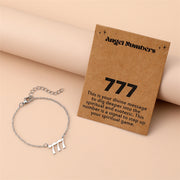 Creative Stainless Steel Angel Digital Bracelet – Jewelry Gift Ideas — 2