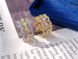 Luxury 925 Silver Plated Lace Star Ring – Unique Gift Ideas — 4