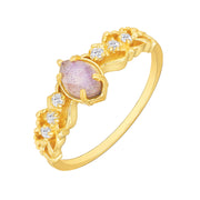 Natural Cordierite Elongated Stone Ring Fashionable – Meaningful Gifts — 2