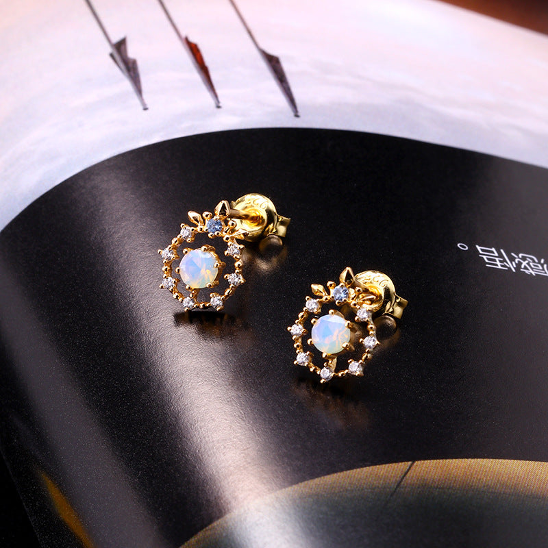Women's Zircon Anti Allergy Earrings – Gifts for Her — 1