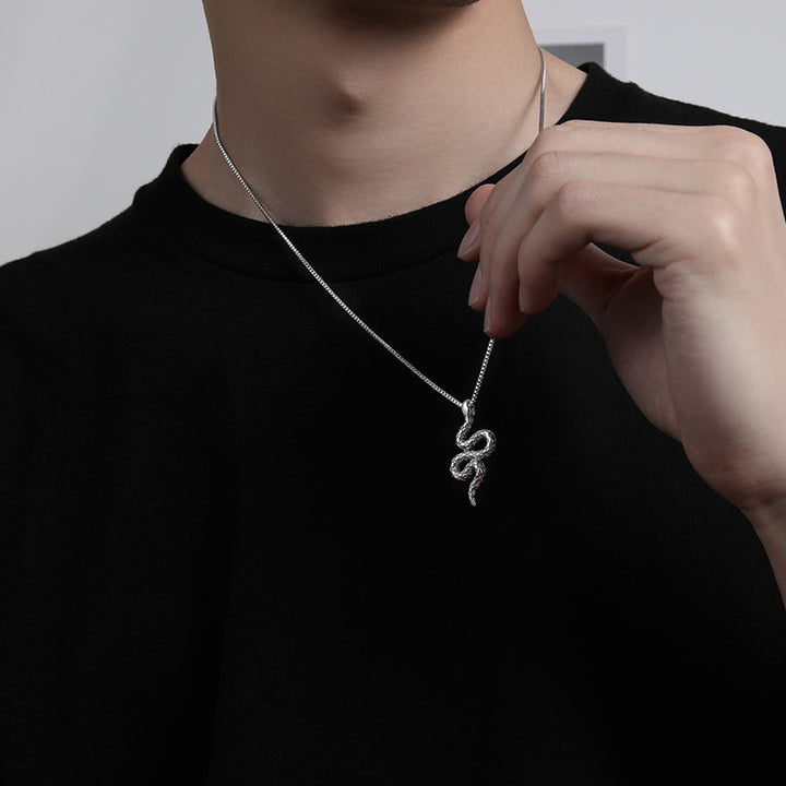 Fashion Personality Snake Pendant For Men – Jewelry Gift Ideas — 1