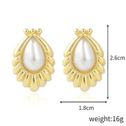 Exaggerated Irregular Baroque Pearl Earrings – Stylish Gifts — 19