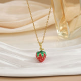 Women's Fashion Trendy Strawberry Cute Necklace – Jewelry Gift Ideas — 1