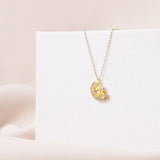 Small Lemon Slice Citrine Necklace – Jewelry Gift Ideas — 5