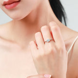 S925 Sterling Silver Fashion Diamond Ring – Stylish Gifts — 2