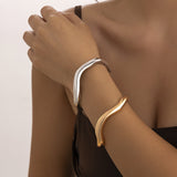 Liquid Irregular Lava Fold Open Bracelet – Jewelry Gift Ideas — 4