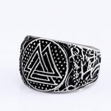 Vintage Stainless Steel Stacked Triangle Ring – Surprise Gifts — 2