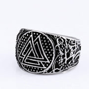Vintage Stainless Steel Stacked Triangle Ring – Surprise Gifts — 2