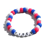 Colorful Beach Boho Ball Alphabet Bracelet – Jewelry Gift Ideas — 18