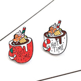 Christmas Tree Trolley Cup Candy Socks Brooch – Jewelry Gift Ideas — 4