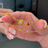 Golden Rose Wrapped Bracelet Spot Drill Flexible – Jewelry Gift Ideas — 1