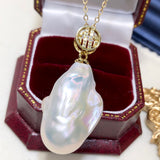 Natural Freshwater Pearl Pendant Baroque Shaped – Jewelry Gift Ideas — 2