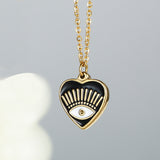 Fashion Love Oil Dripping Eyes Stainless Steel – Jewelry Gift Ideas — 11