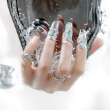 Fashion Niche Personality Manicure Opening Ring – Stylish Gifts — 1