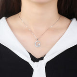 S925 Sterling Silver Necklace Angel Pendant – Jewelry Gift Ideas — 1