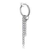 Tassel Chain Earrings Double Chain Hanging Ball – Holiday Gift Ideas — 2