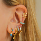 Fashion Round Micro-set Zircon Personality Trend Ear – Stylish Gifts — 1