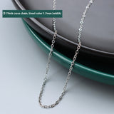 Female Titanium Steel Plated 18K Clavicle Chain – Jewelry Gift Ideas — 8