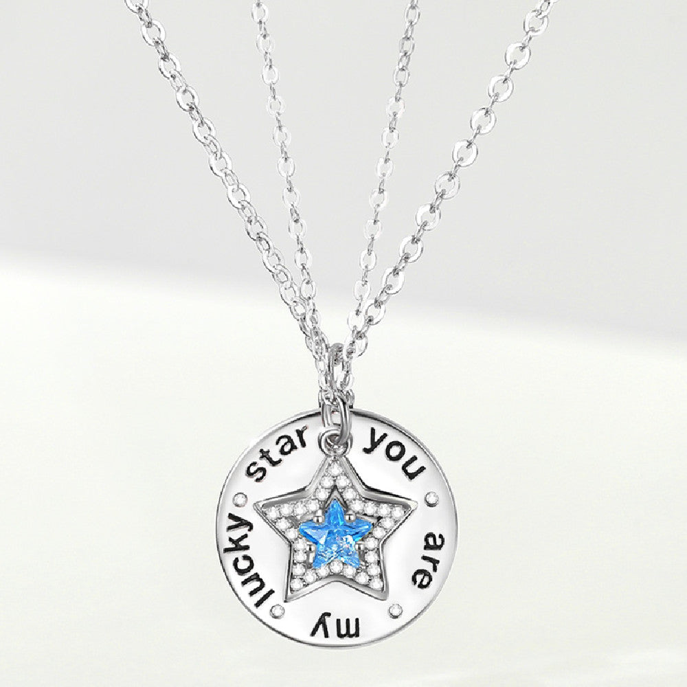 Sterling Silver Couple Necklace Birthday Gift – Jewelry Gift Ideas — 1