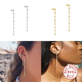 S925 Sterling Silver Elegant Style Earrings – Stylish Gifts — 5