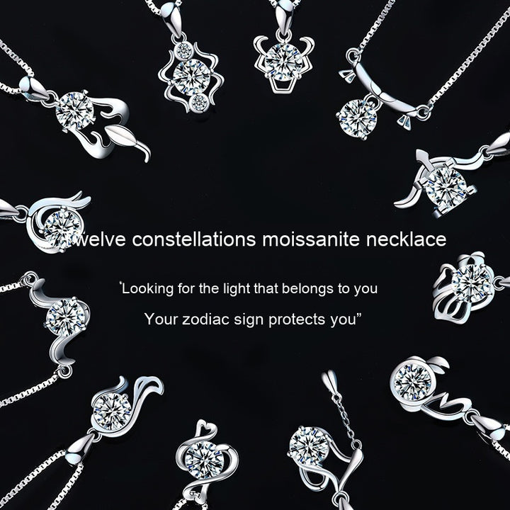 12 Constellation Pendant 925 Silver 1 Karat – Jewelry Gift Ideas — 1