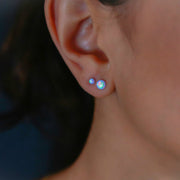 Women Fashion Full Diamond Round Earrings – Stylish Gifts — 1