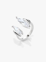 Design Simple Horse Eye Combination Zircon Ring – Surprise Gifts — 5