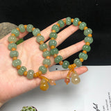Golden Jade Small Round Bead Gourd Pendant – Jewelry Gift Ideas — 2