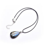 Moonlight Stone Water Droplet Pendant Necklace – Jewelry Gift Ideas — 2