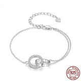 Simple Classic Double Ring Bracelet – Jewelry Gift Ideas — 7