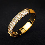 Simple Gold Plated Oil Drip Ring – Small Gift Ideas — 3