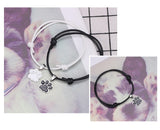 Black And White Dog Paw Print Adjustable Bracelet – Jewelry Gift Ideas — 3