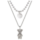 Double Layered Titanium Steel Full Diamond Rabbit – Jewelry Gift Ideas — 3