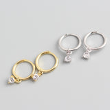 Light Luxury Diamond Ear Buckle S925 Sterling Silver – Stylish Gifts — 1