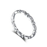 Sterling Silver Ring With Diamonds Simple Ladies – Practical Gifts — 3