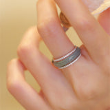 Sterling Silver Stacked Ethnic Style Ring – Stylish Gifts — 1