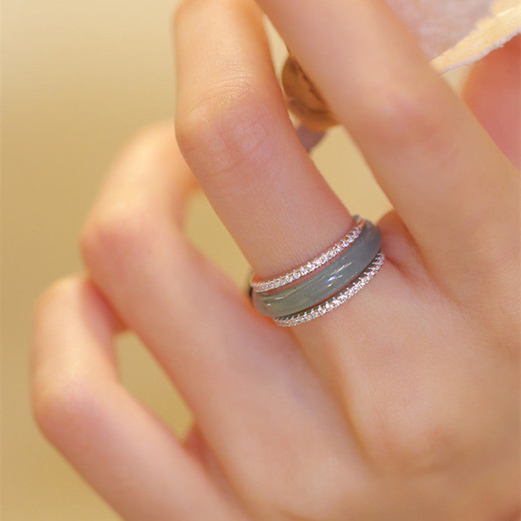 Sterling Silver Stacked Ethnic Style Ring – Stylish Gifts — 1