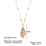 Conch Beads Necklace Natural Shell Phnom Penh – Jewelry Gift Ideas — 7