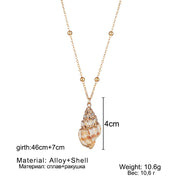 Conch Beads Necklace Natural Shell Phnom Penh – Jewelry Gift Ideas — 7
