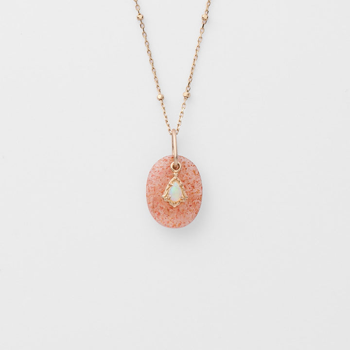 Natural Strawberry Crystal Gemstone Pendant – Jewelry Gift Ideas — 1