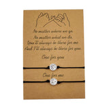 Heart-shaped Sunflower Wax Line Hand-woven Couple – Jewelry Gift Ideas — 6